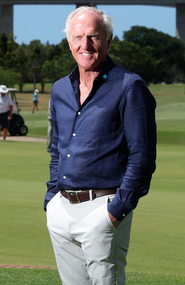 Golfing great Greg Norman