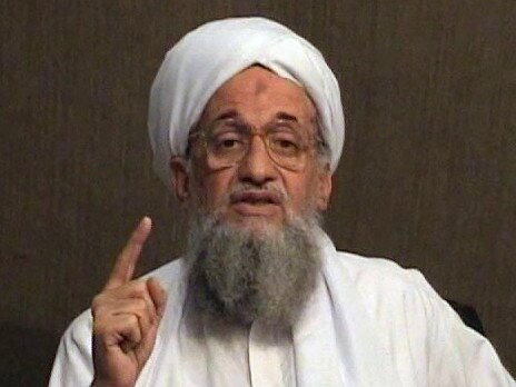 CORRECTION / (FILES) A still file image from a video released by Al-Qaedaâs media arm as-Sahab and obtained on June 8, 2011 courtesy of the Site Intelligence Group shows Ayman al-Zawahiri as he gives a eulogy for slain al-Qaeda leader Osama bin Laden in a video released on jihadist forums. - President Joe Biden announced August 1, 2022 that the United States had killed Al-Qaeda chief Ayman al-Zawahiri, one of the world's most wanted terrorists and a mastermind of the September 11, 2001 attacks, in a drone strike in Kabul. (Photo by SITE INTELLIGENCE GROUP / AFP) / AFP PHOTO / SITE INTELLIGENCE GROUP