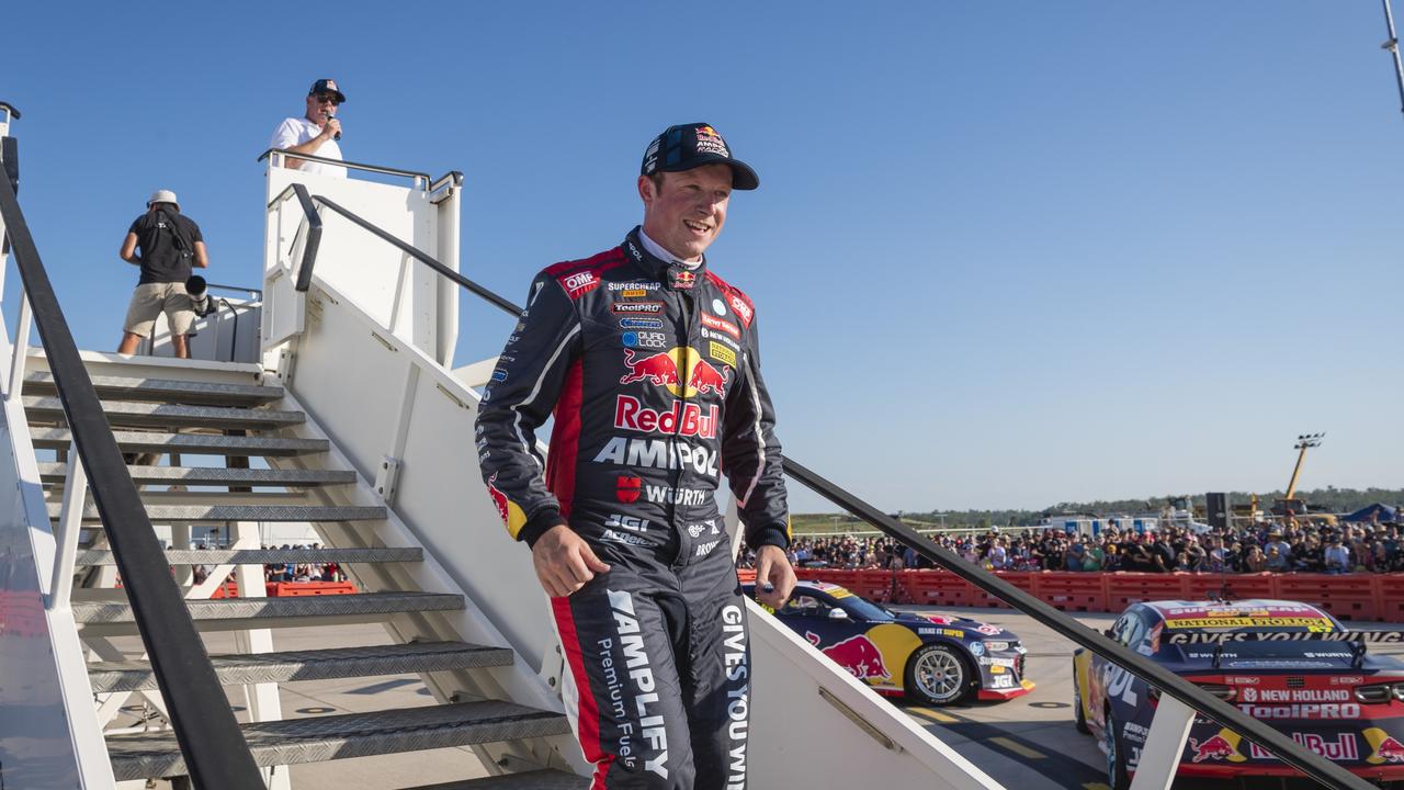 Toowoomba driver Will Brown as V8 Supercars team Red Bull Ampol Racing launch their 2024 livery at Toowoomba Wellcamp Airport, Saturday, February 3, 2024. Picture: Kevin Farmer