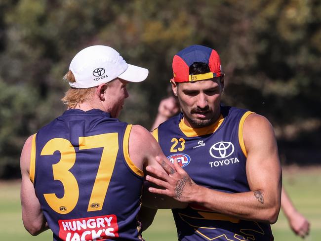 NEWS ADV Crows track watch Izak Rankine training at Westminster School OvalImage/Russell Millard Photography