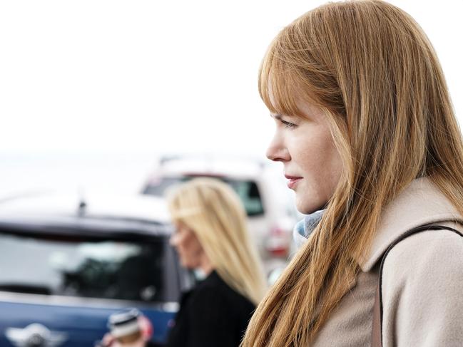 On set! Nicole Kidman stars as Celeste in the second series of Big Little Lies. 