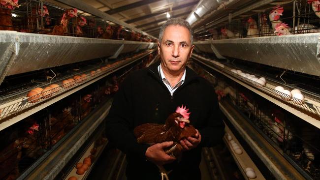 VFF Eggs Group president Brian Ahmed said farmers aren’t profiteering, but rather are simply trying to make a living in tough times.