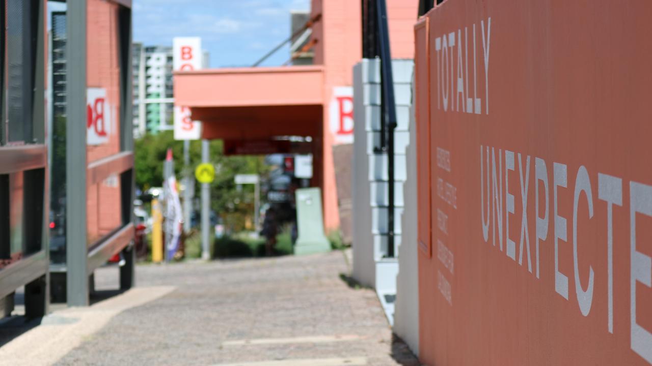 The bright orange buildings in the heart of Caloundra that were earmarked to become the $250m Paloma Paloma development.