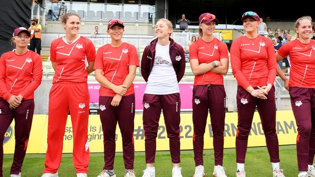 Nat Sciver and Heather Knight. Photo by Alex Davidson/Getty Images