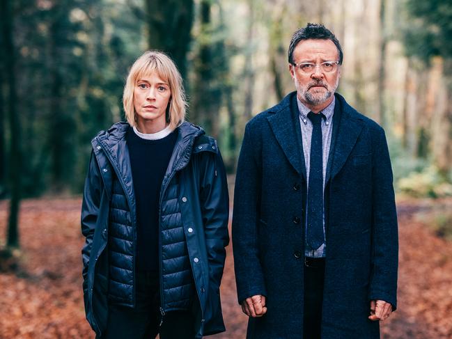 Richard Harrington and Elen Rhys in crime thriller The One That Got Away.