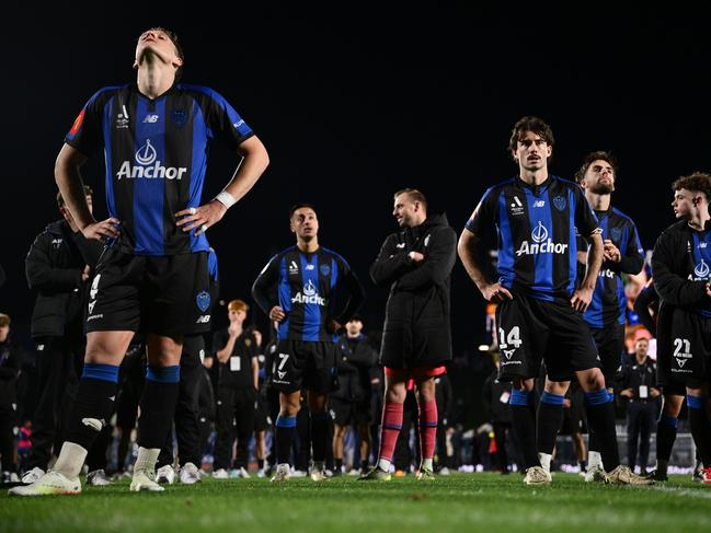 Auckland produced a stellar debut A-League season but it wasn’t enough. Picture: Hannah Peters/Getty Images