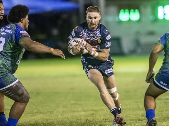 Austin Jennings for Emus. 2023 TRL Cultural Cup, SW Qld Emus vs Pacific Nations Toowoomba. Saturday, February 25, 2023. Picture: Nev Madsen.