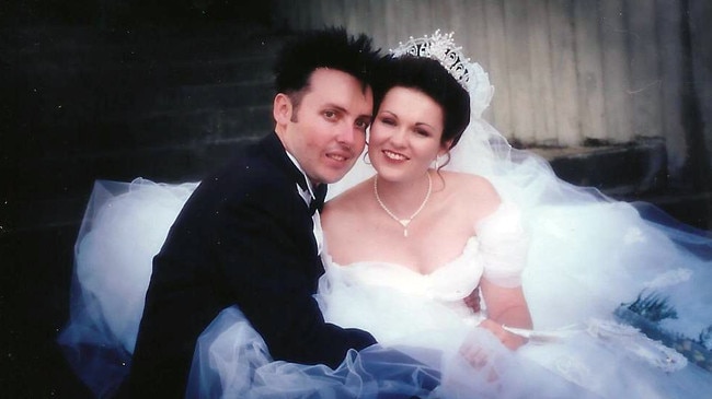Member for West Ipswich Sean Choat on his wedding day with his new wife Nicola. Photo: Contributed