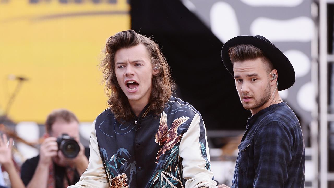 Harry Styles and Liam Payne performing in New York City. Picture: Getty Images