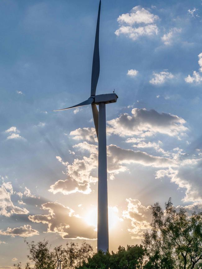 Wind power has helped the electricity grid. Picture: Brandon Bell/Getty Images/AFP