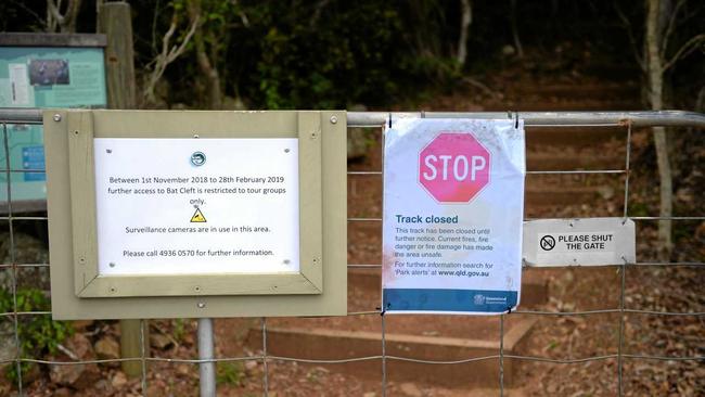 Mt Etna trail closed for repairs after fire. Picture: Allan Reinikka ROK210119amtetna3