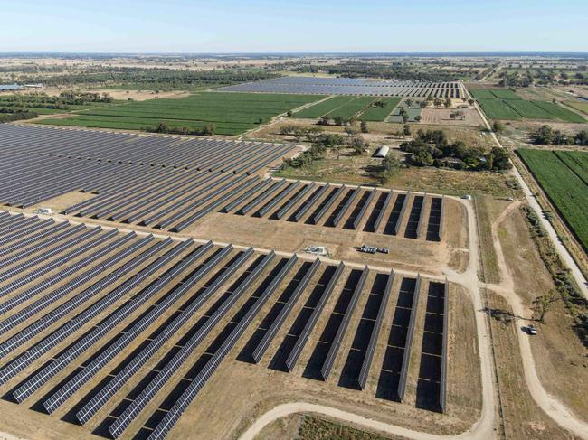 Specific equipment used at  the Cohuna Solar Farm at Horfield are believed to be responsible for a large grass fire.