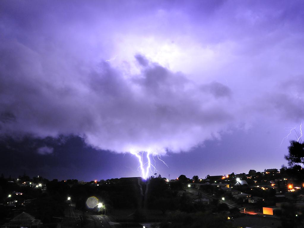 It was a wet and wild Thursday night for residents on the east coast. Picture: Craig Warhurst