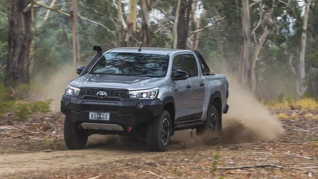 The Rugged X is the most off-road focused version of Australia’s favourite vehicle. Photos: Mark Bean.