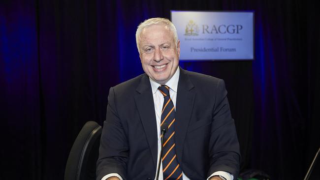 Dr Harry Nespolon President of the Royal Australian College of General Practitioners, says censoring anti-vaxxers on social media is a bad idea. Picture: Supplied