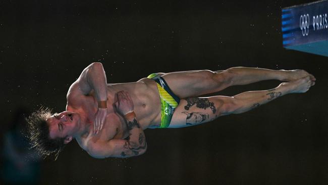 Cassiel Rousseau is going to continue to dive for as long as he can. Picture: Oli Scarff/ AFP)