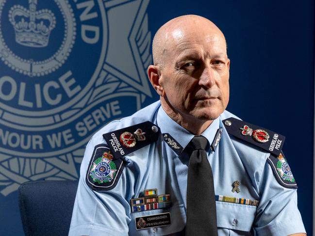 HOLDING FOR WEEKEND PAPER USE ONLY -  Commissioner of the Queensland Police Service, Steve Gollschewski, Wednesday, October 2, 2024 - Picture: Richard Walker