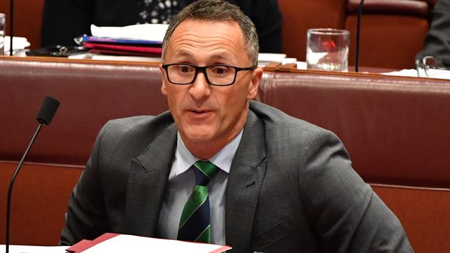 Greens leader Richard Di Natale and his party have been responsible for pushing ideas adopted by the two major parties. Picture: AAP.