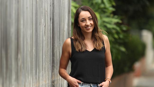 Makeup artist Kaarin Helmer, 29, from Marrickville recently broke up with the pill. Picture: Brett Costello