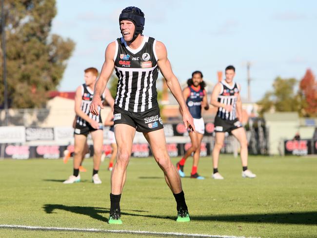 SANFL: Port Adelaide v Norwood at Alberton Oval. Port Player #7 Brad Ebert playing for Port Adelaide SANFL today. (AAP/Emma Brasier)