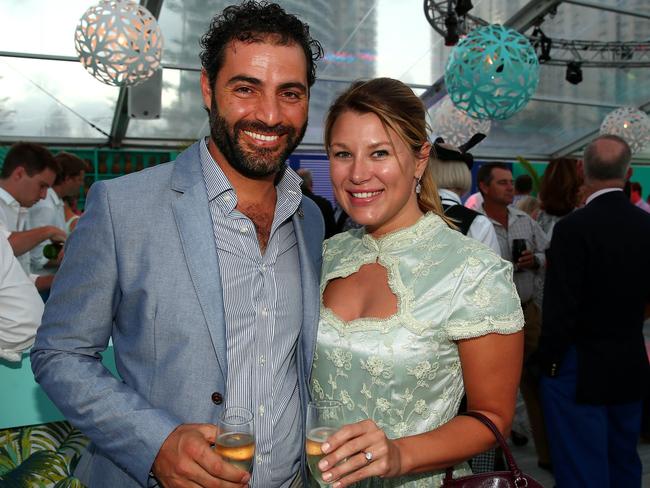 Magic Millions RM Williams launch party at Surfers Paradise - Pierre Hawach and Sally Singleton Pic by David Clark