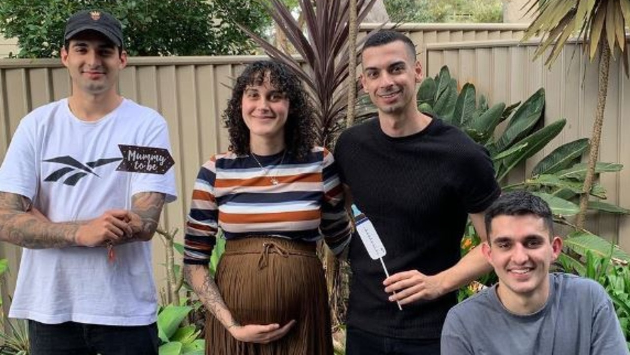 Jackson Lamarre (left) with his cousins Jamila and Beau, and brother Emerson (right). Picture: Instagram