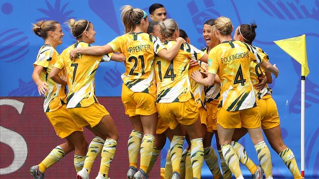 The World Cup in Australia will send the popularity of women’s soccer in Australia through the roof Picture: Getty Images