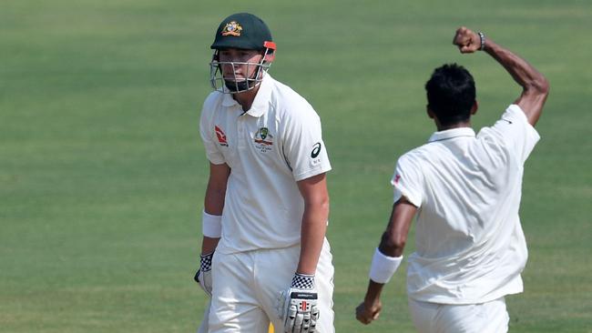 Matt Renshaw developed a reputation as a plodder during his Test career. Picture: AFP