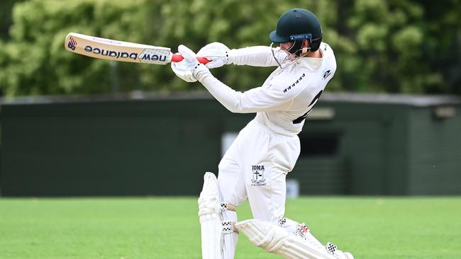 Iona batsman Liam Johns played four seasons in the Firsts. Picture, John Gass