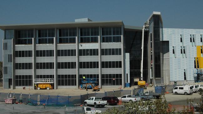 The Gold Coast Southern Cross University Campus under construction.