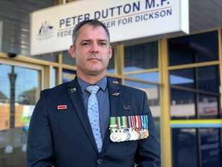 Decorated former army captain Jason Scanes is fighting to bring his Pashtun interpreter to Australia. Picture: Contributed