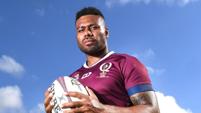 New Reds captain Samu Kerevi at Ballymore. Picture: John Gass