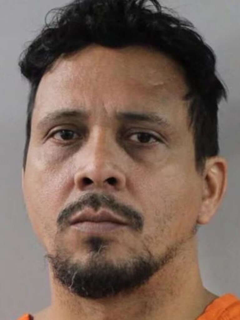 Mr Albarran had a warrant for his arrest for his arrest for sexual battery on a child under 12 and lewd conduct with a child under 12. Picture: Polk County Sheriff's Office