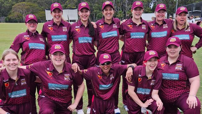 Caboolture women's cricket team. Picture: Facebook.