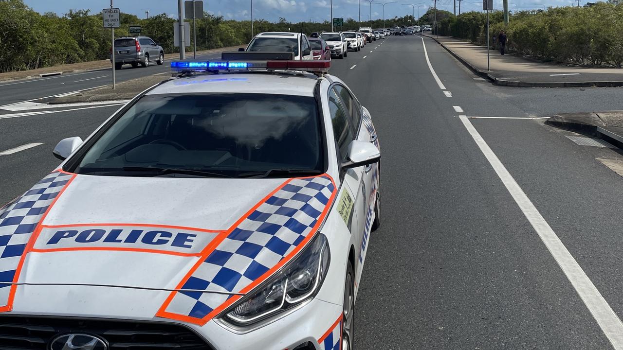 The Forgan Bridge was closed at around 7am this morning following a police incident. Photo: Paul Brescia.