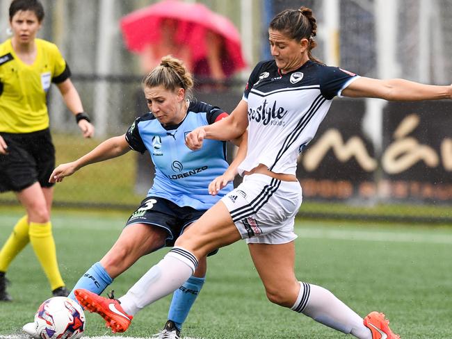 Victory defender Laura Alleway says the W-League has gone from strength to strength. Picture: AAP