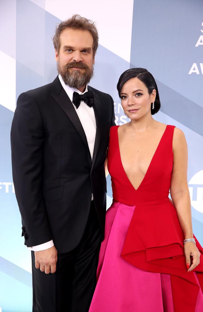 Lily Allen is married to Stranger Things star David Harbour. Photo by Rich Fury/Getty Images.