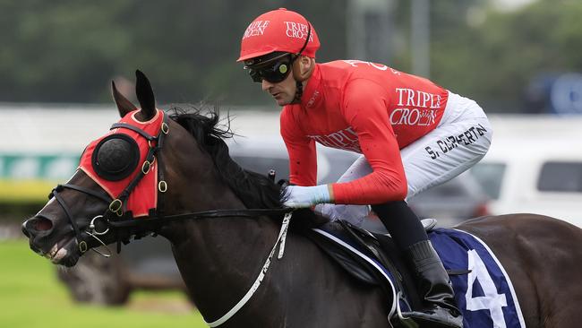 Jockey Sam Clipperton has some good rides at Wyong on Thursday and will give the TAB Jockey Challenge a shake. Picture: Getty Images