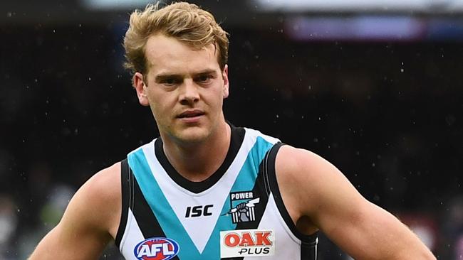 Jack Watts was traded to Port Adelaide in 2017 from the Demons. Picture: Quinn Rooney/Getty