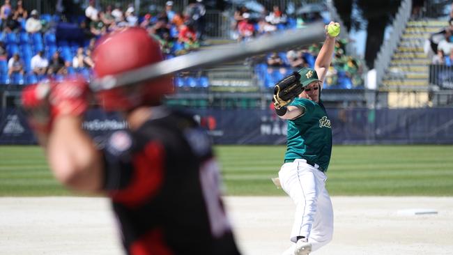 Besgrove put in an incredible pitching performance for the Steelers in the final. Photo: supplied.