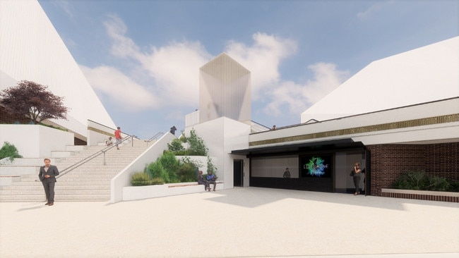 Artist impression of the upgrade for the Adelaide Festival Centre. Picture: Supplied