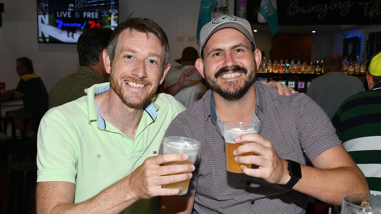 People at Easy Times Brewing ahead of day one of the Gabba Test vs. the West Indies. Thursday January 25, 2024. Picture, John Gass