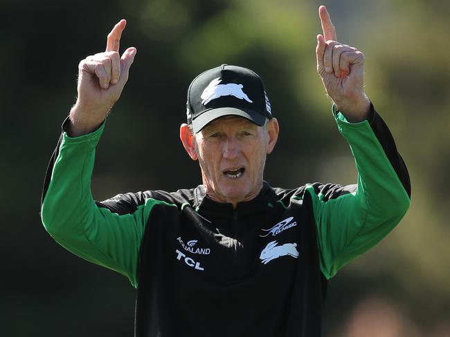 Wayne Bennett says he is yet to agree terms with the Rabbitohs. Picture: Matt King/Getty Images