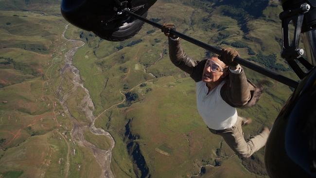 Tom Cruise in a scene from Mission: Impossible - The Final Reckoning from Paramount Pictures and Skydance.