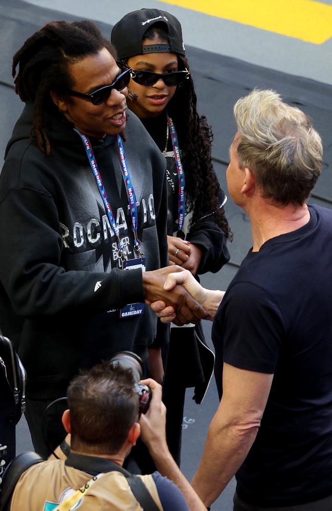 Turns out the rapper is a Gordon Ramsay fan. Picture: Rob Carr/Getty Images.