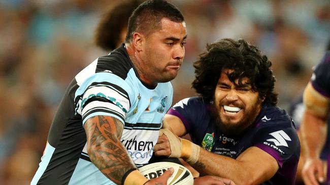 Andrew Fifita was a powerhouse for the Sharks in their grand final success. Picture: Gregg Porteous