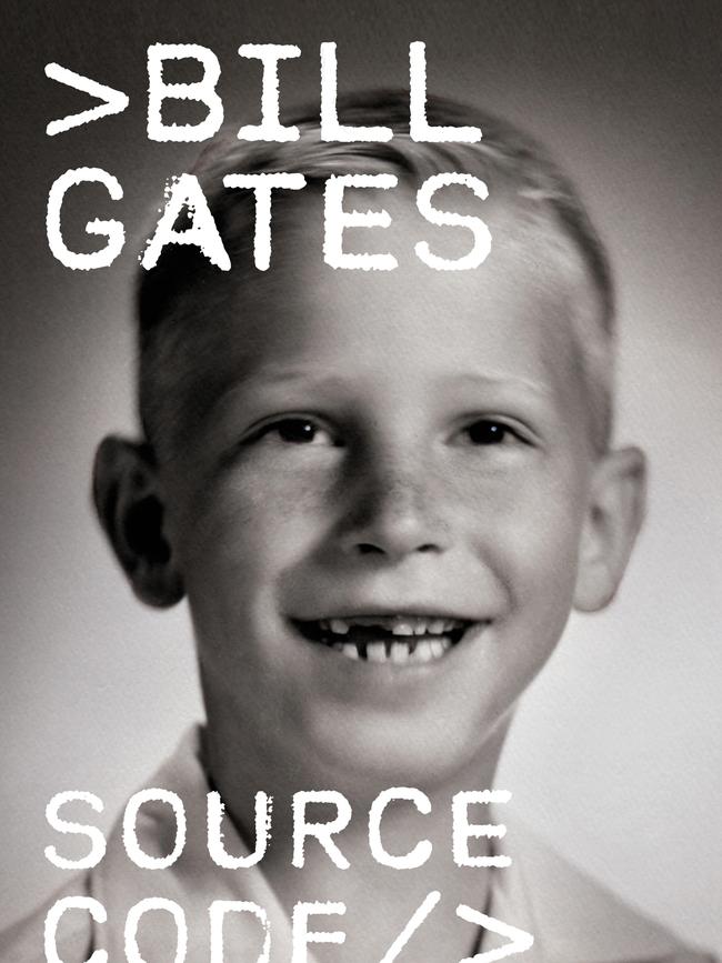 Bill Gates memoir, Source Code, is the first volume of a planned trilogy. Picture: Supplied