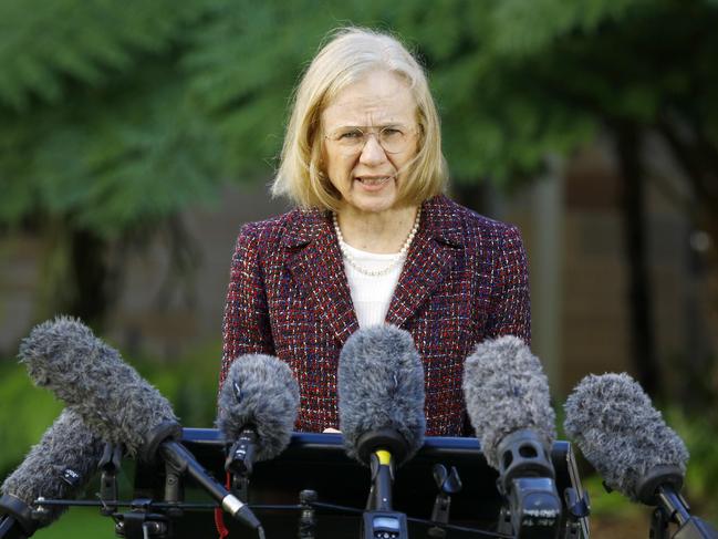 Queensland Chief Health Officer Jeanette Young. Picture: Tertius Pickard