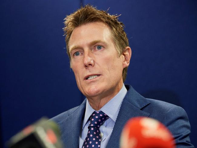 Christian Porter has denied the historical sex assault allegations. Picture: Stefan Gosatti / AFP