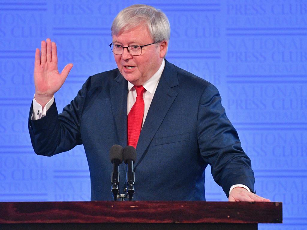 Energy policy was a battleground for former Prime Minister Kevin Rudd. Picture: Mick Tsikas